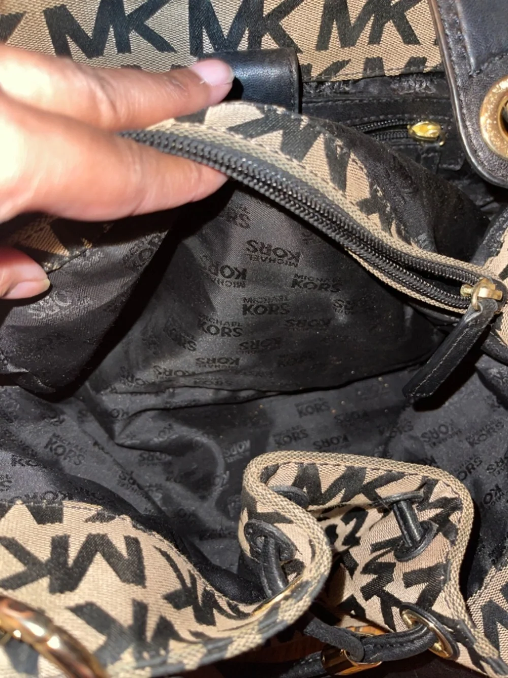 Vintage Michael Kors MK Logo Bag